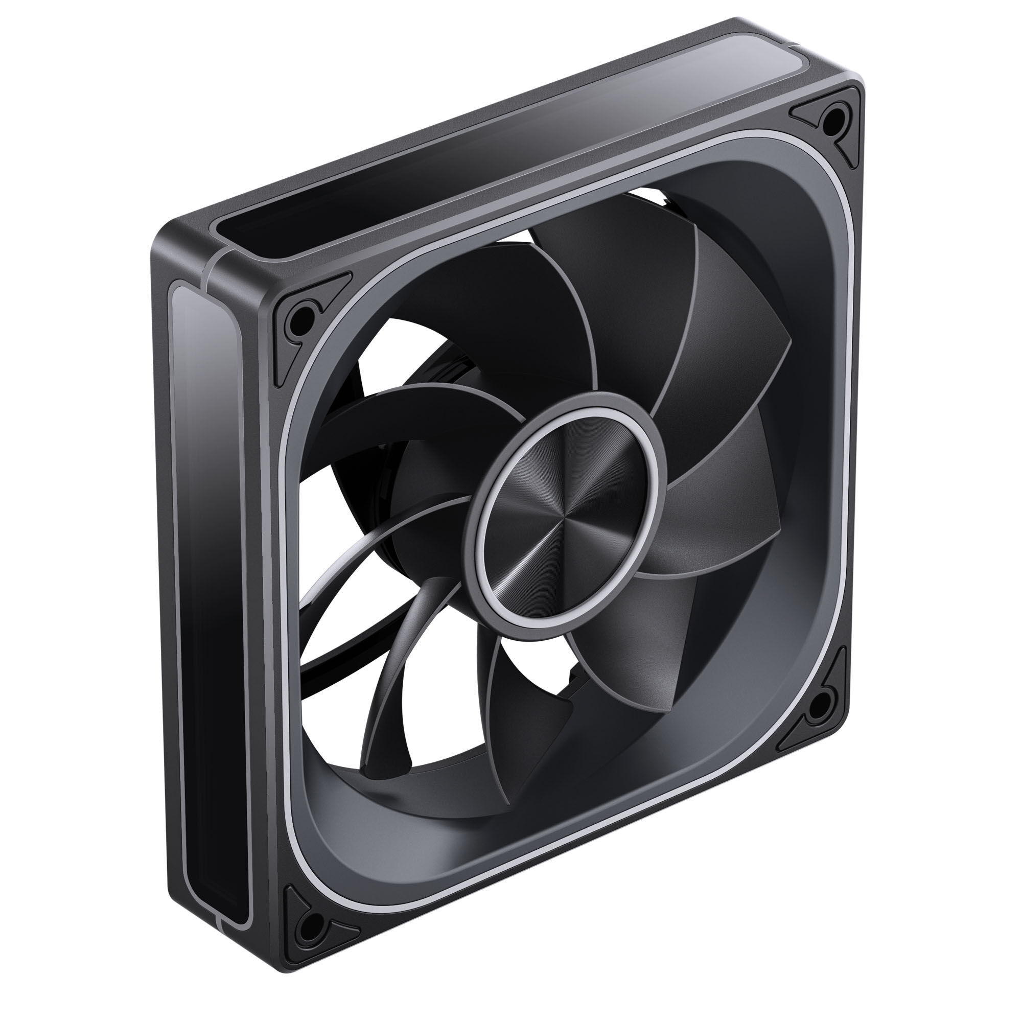 Jonsbo ZA-120 fan, reverse blade, PWM, ARGB - 120mm, black