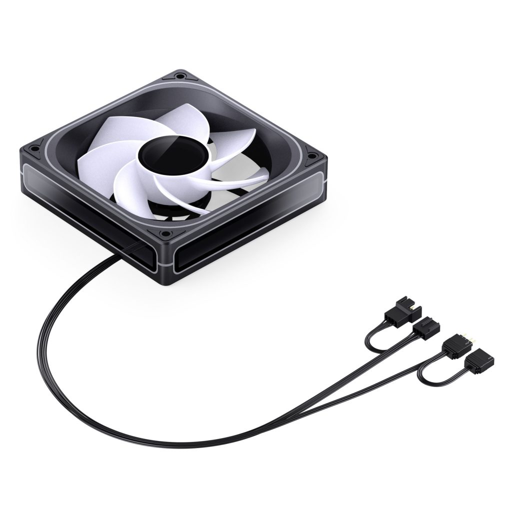 Jonsbo ZA-120 fan, reverse blade, PWM, ARGB - 120mm, black