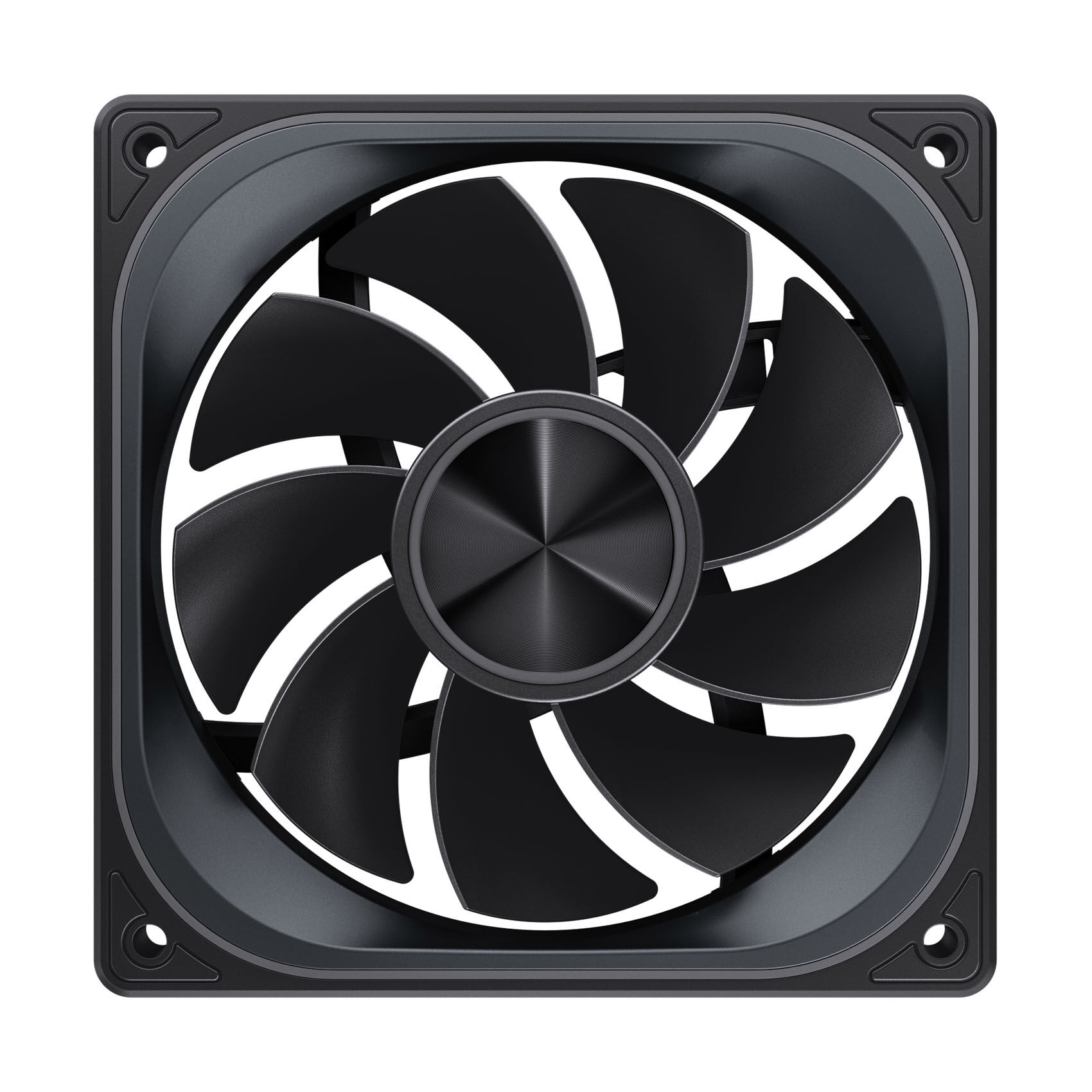 Jonsbo ZA-120 fan, reverse blade, PWM, ARGB - 120mm, black