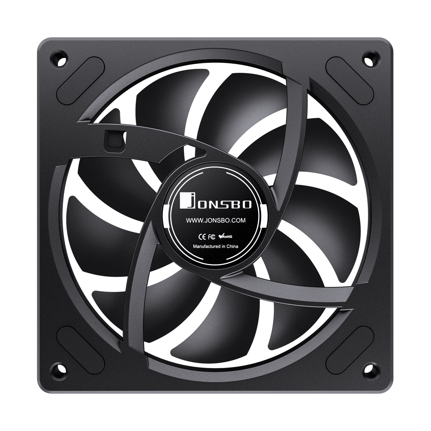 Jonsbo ZA-120 fan, reverse blade, PWM, ARGB - 120mm, black
