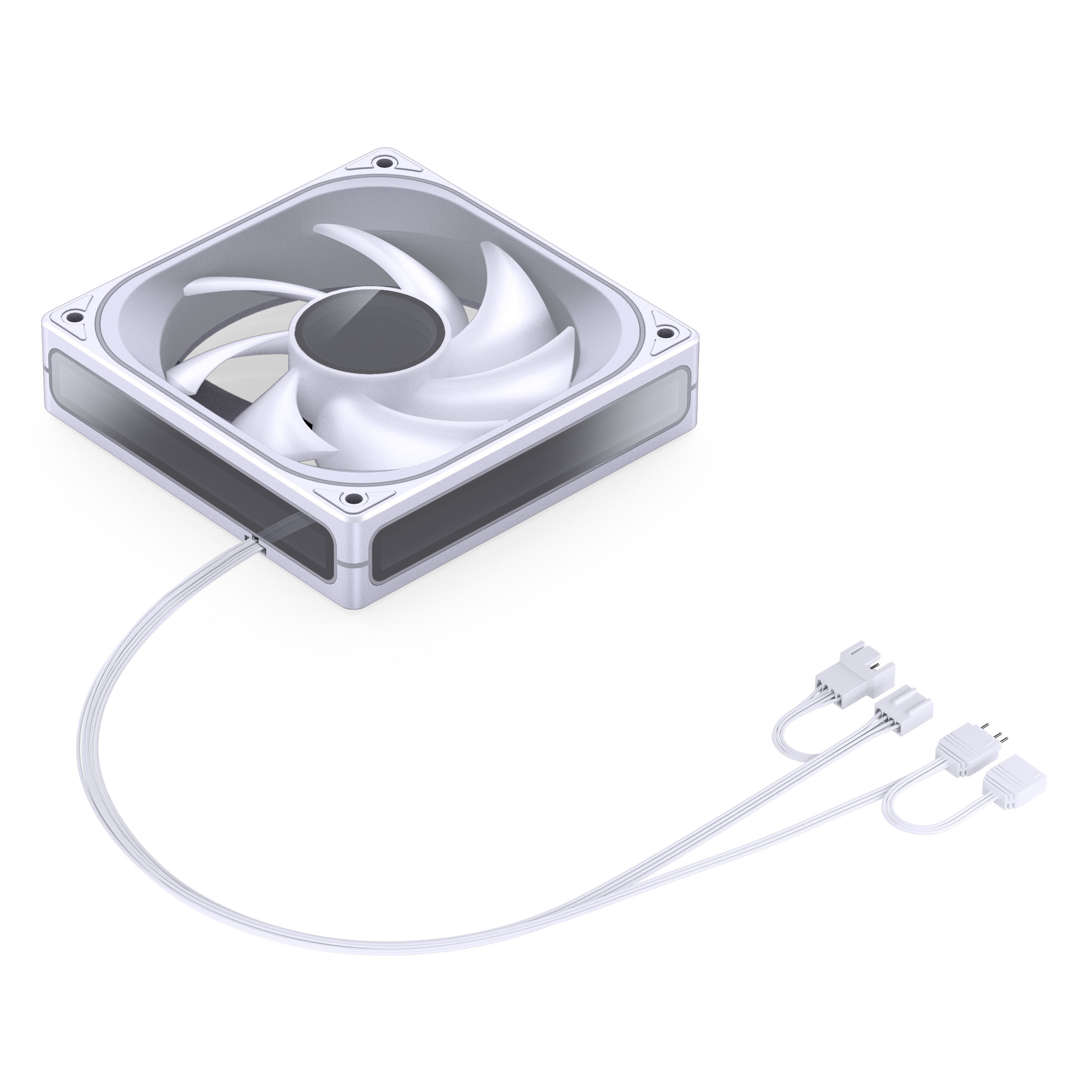Jonsbo ZA-120 fan, PWM, ARGB - 120mm, white