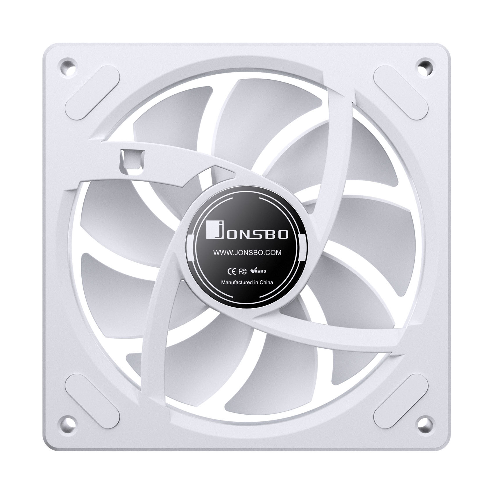 Jonsbo ZA-120 fan, PWM, ARGB - 120mm, white