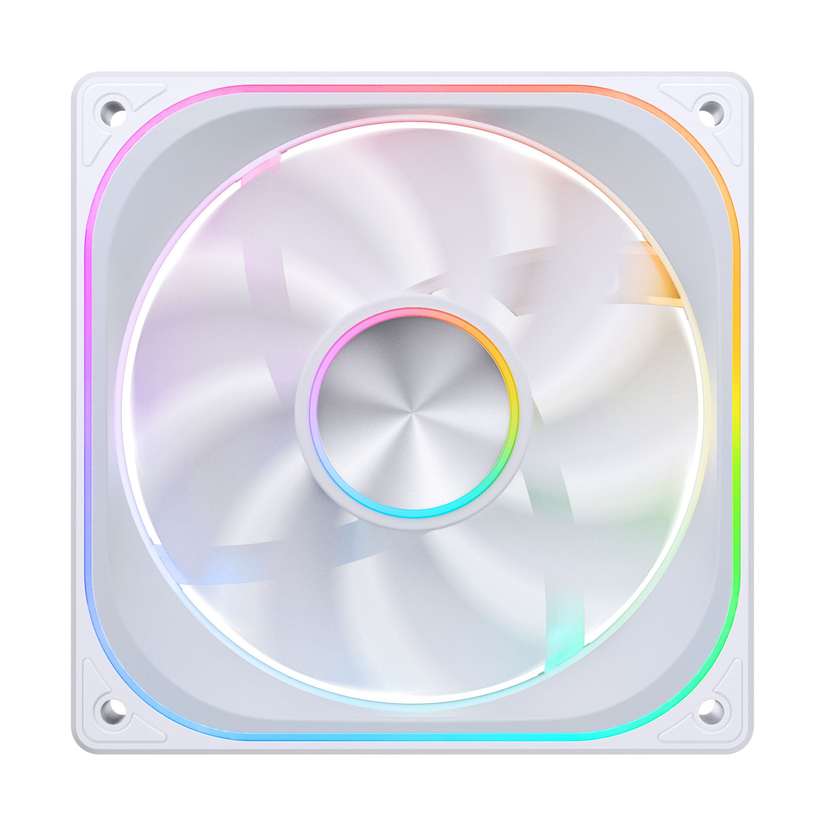 Jonsbo ZA-120 fan, reverse blade, PWM, ARGB - 120mm, white