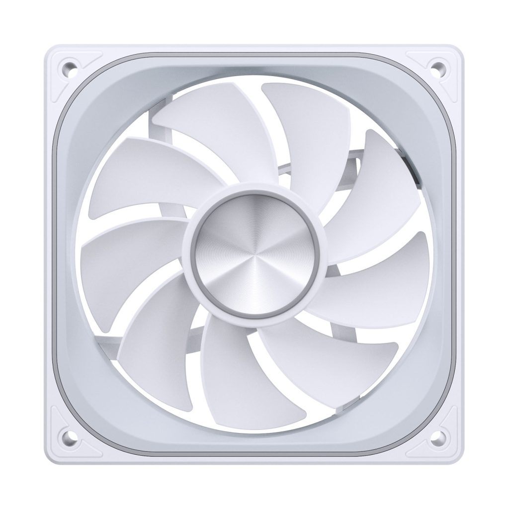 Jonsbo ZA-120 fan, reverse blade, PWM, ARGB - 120mm, white