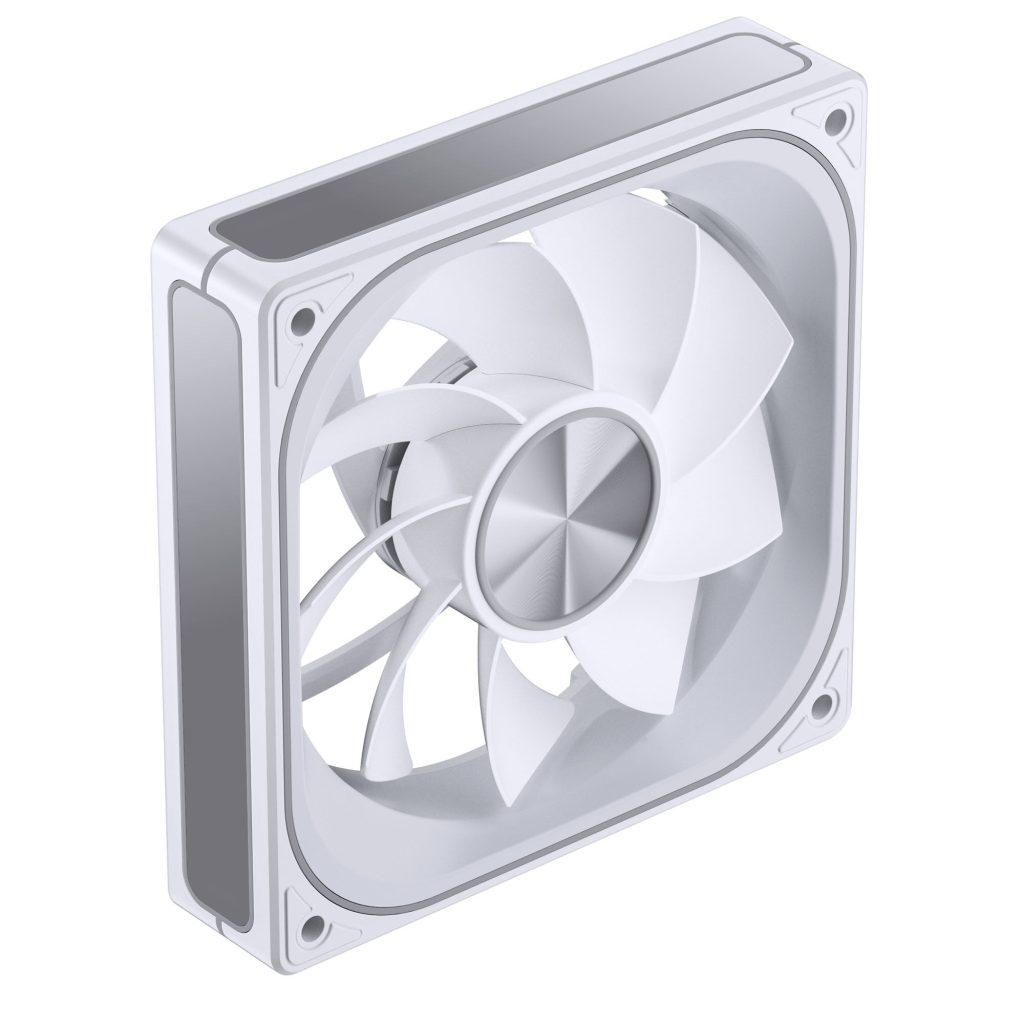 Jonsbo ZA-120 fan, reverse blade, PWM, ARGB - 120mm, white
