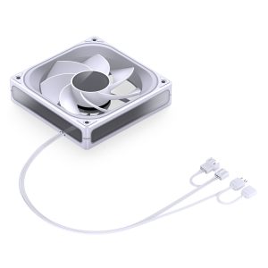 Jonsbo ZA-120 fan, reverse blade, PWM, ARGB - 120mm, white