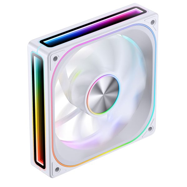 Jonsbo ZA-120 fan, reverse blade, PWM, ARGB – 120mm, white