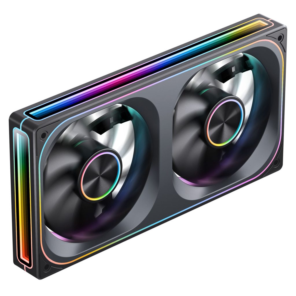 Jonsbo ZA-240 fan, PWM, ARGB, Infinity Mirror - 240mm, black