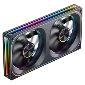 Jonsbo ZA-240 fan, PWM, ARGB, Infinity Mirror - 240mm, black