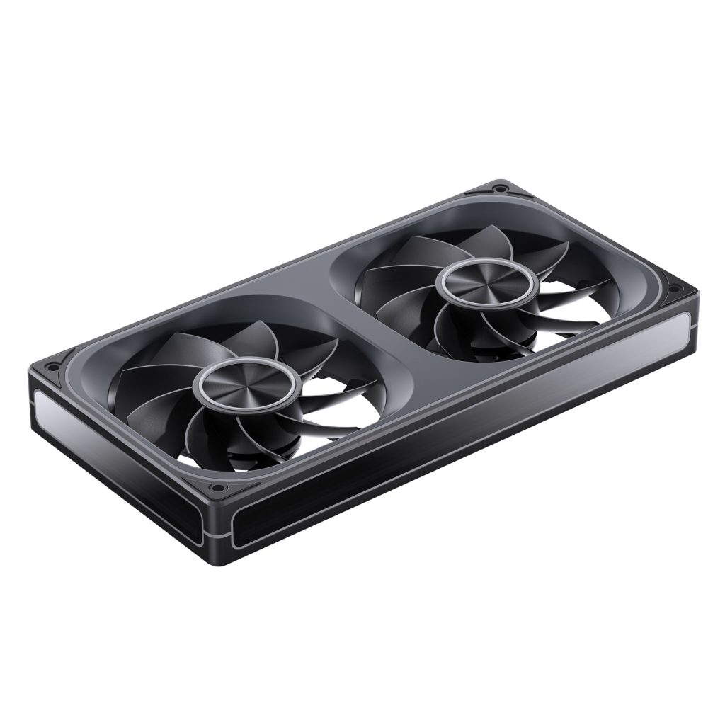 Jonsbo ZA-240 fan, reverse blade, PWM, ARGB - 240mm, black