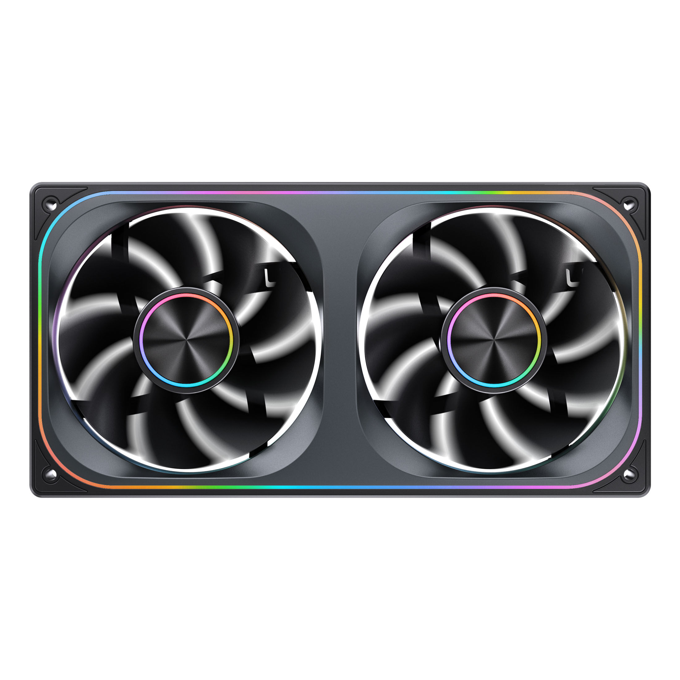 Jonsbo ZA-240 fan, reverse blade, PWM, ARGB - 240mm, black