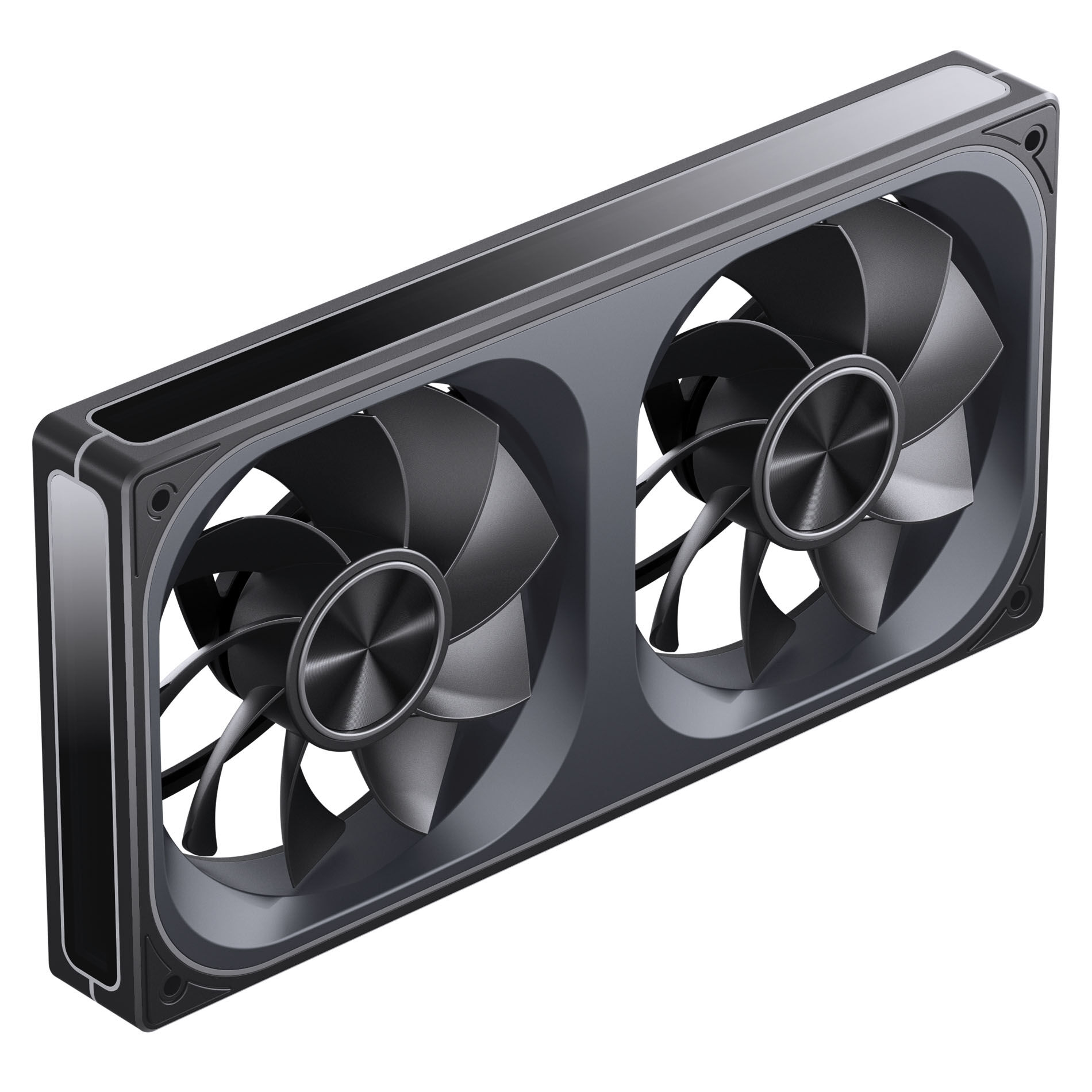 Jonsbo ZA-240 fan, reverse blade, PWM, ARGB - 240mm, black