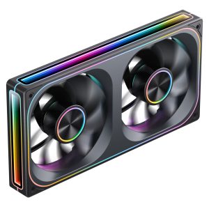 Jonsbo ZA-240 fan, reverse blade, PWM, ARGB - 240mm, black