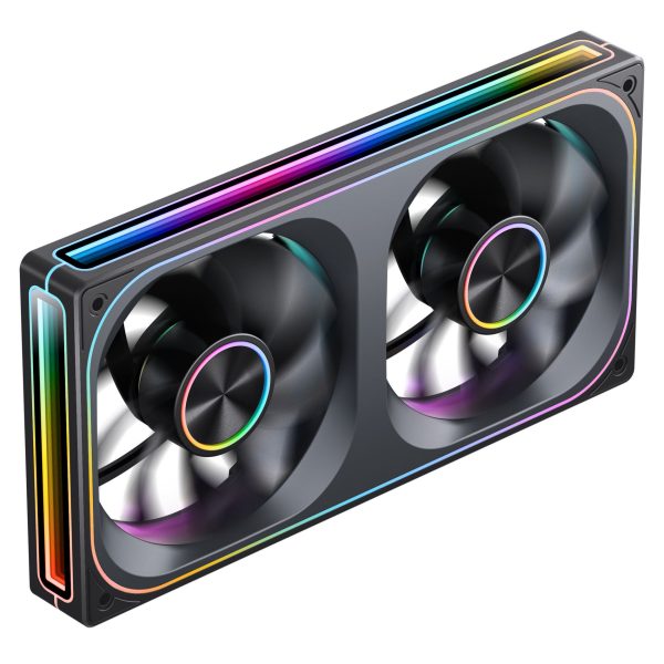 Jonsbo ZA-240 fan, reverse blade, PWM, ARGB – 240mm, black