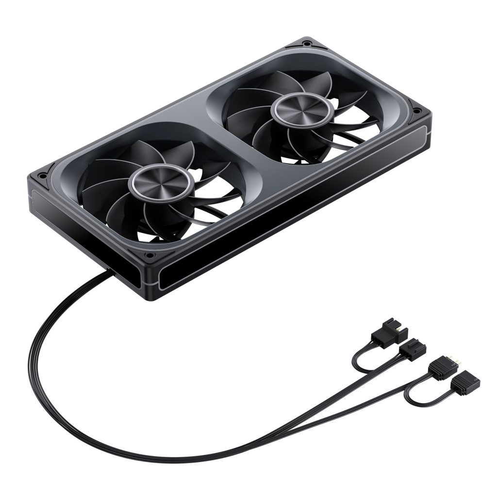 Jonsbo ZA-240 fan, reverse blade, PWM, ARGB - 240mm, black