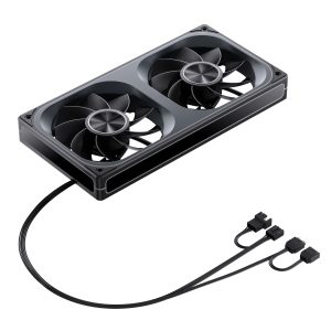 Jonsbo ZA-240 fan, reverse blade, PWM, ARGB - 240mm, black