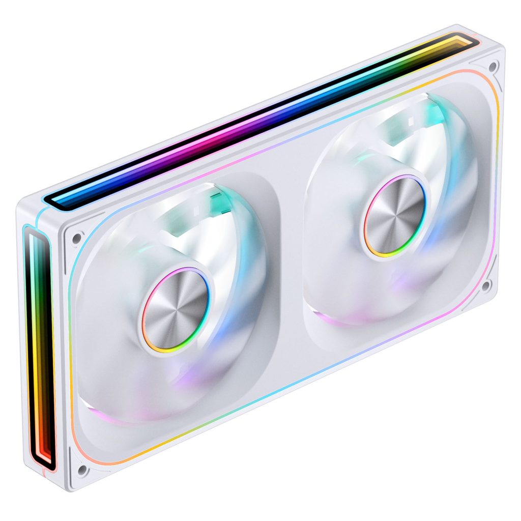 Jonsbo ZA-240 fan, PWM, ARGB, Infinity Mirror - 240mm, white : image 1