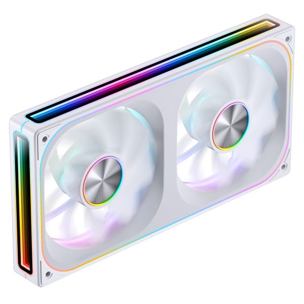 Jonsbo ZA-240 fan, reverse blade, PWM, ARGB – 240mm, white