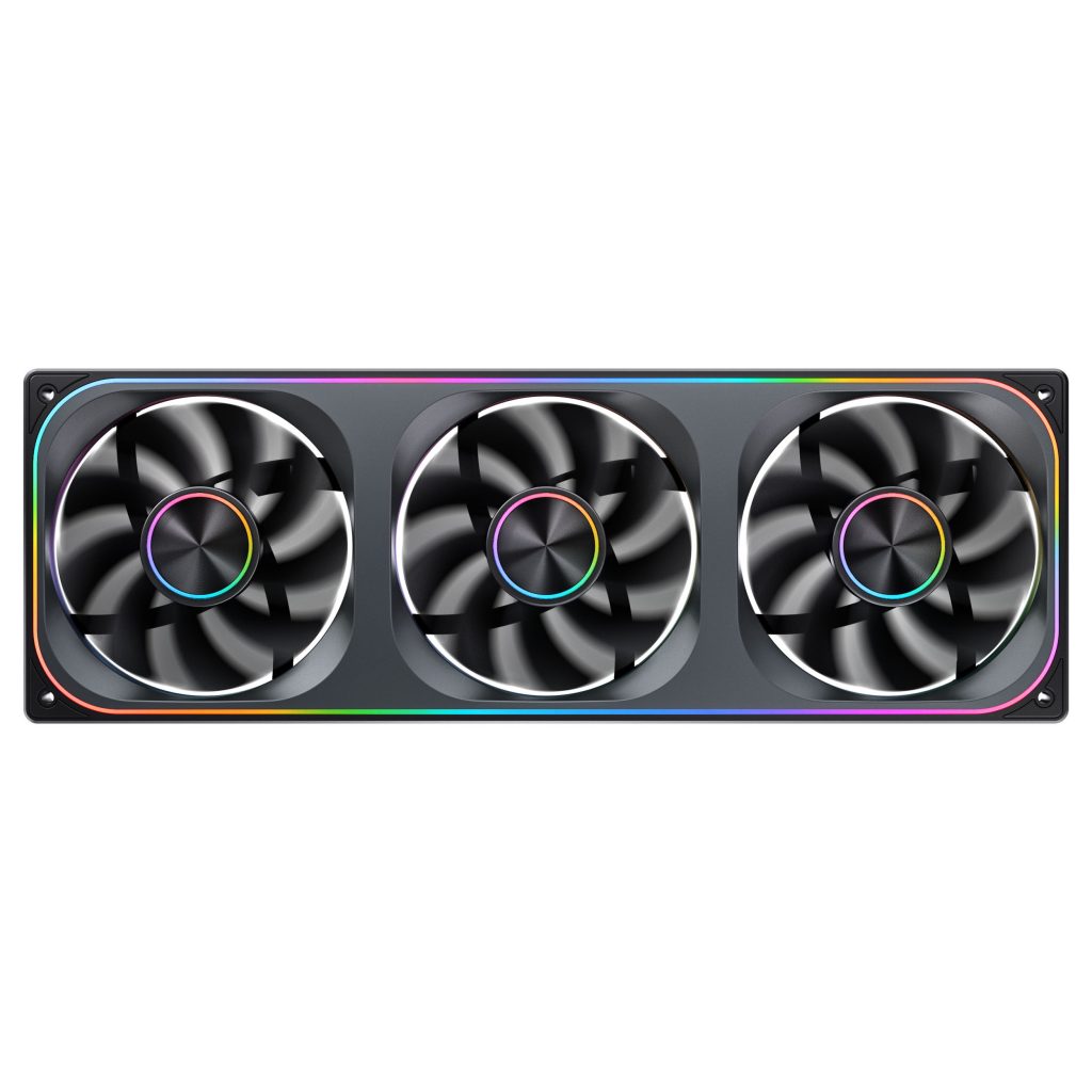 Jonsbo ZA-360 fan, reverse blade, PWM, ARGB - 360mm, black