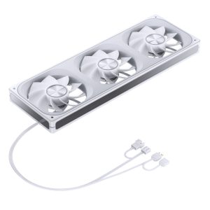 Jonsbo ZA-360 fan, reverse blade, PWM, ARGB - 360mm, white