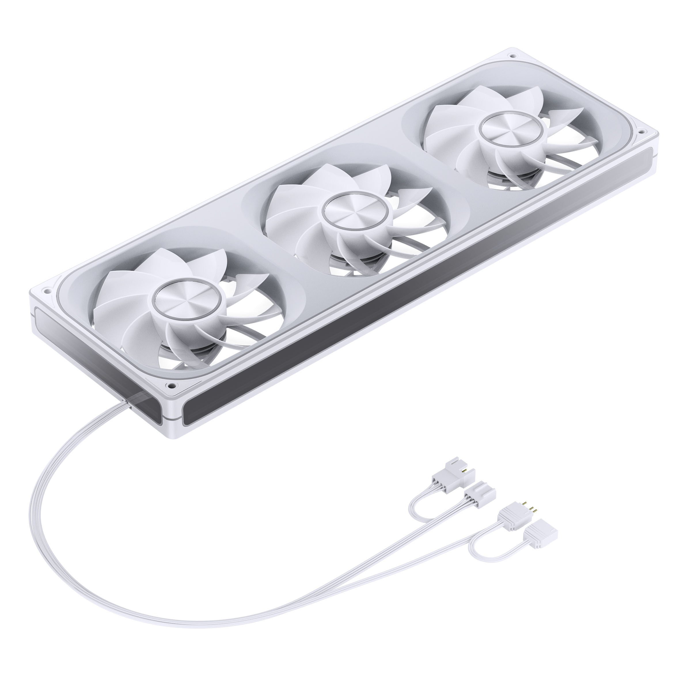 Jonsbo ZA-360 fan, reverse blade, PWM, ARGB - 360mm, white