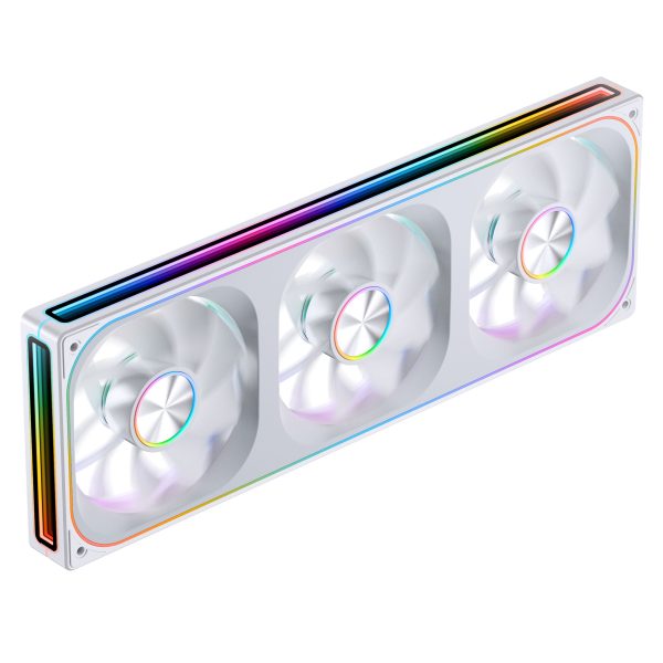 Jonsbo ZA-360 fan, reverse blade, PWM, ARGB – 360mm, white