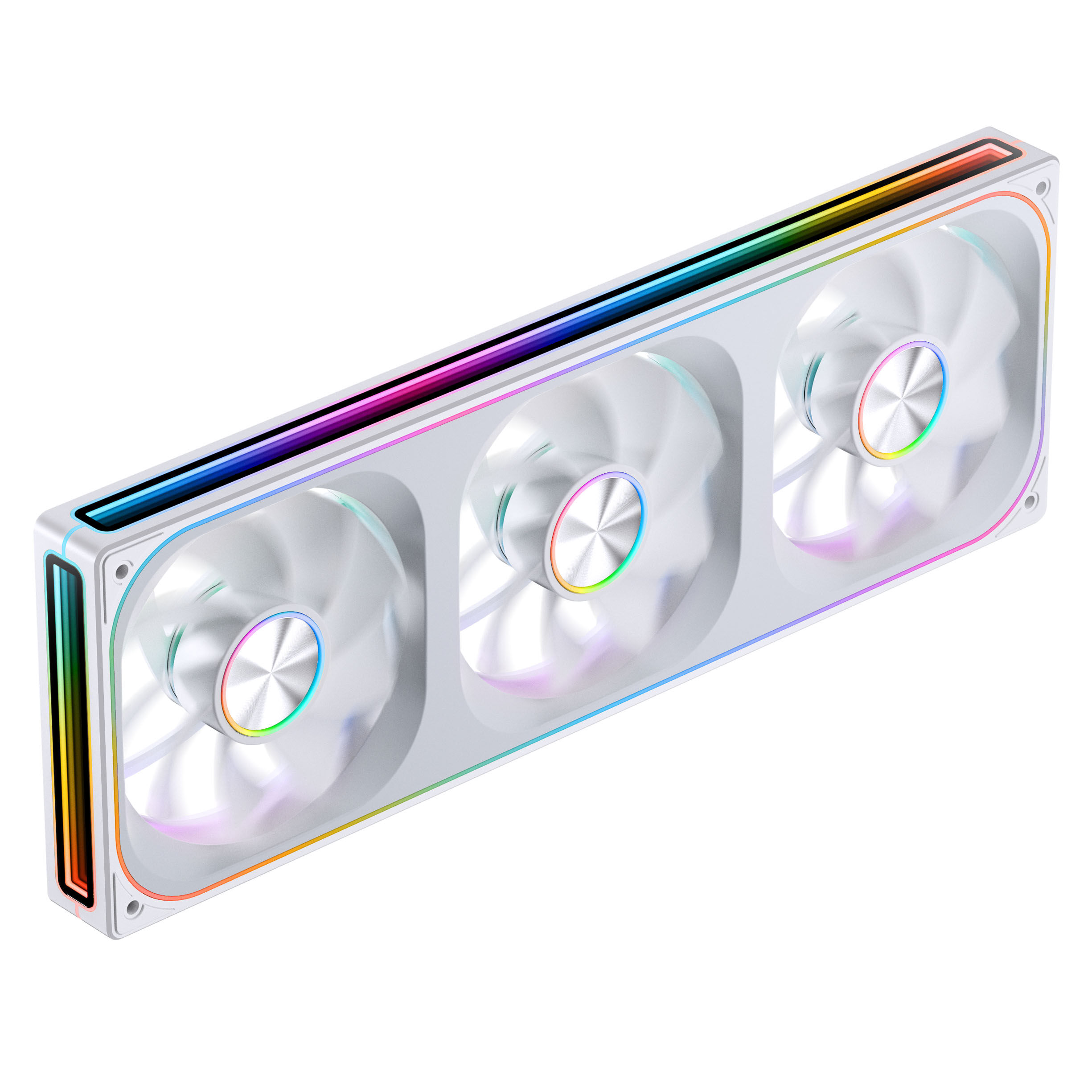 Jonsbo ZA-360 fan, reverse blade, PWM, ARGB - 360mm, white