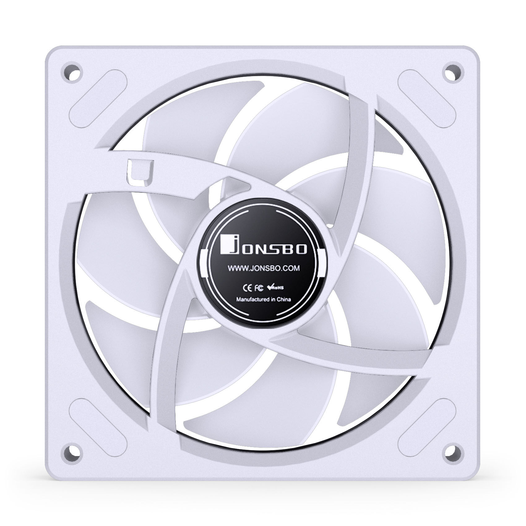 Jonsbo ZB-120 fan, PWM, ARGB - 120mm, white