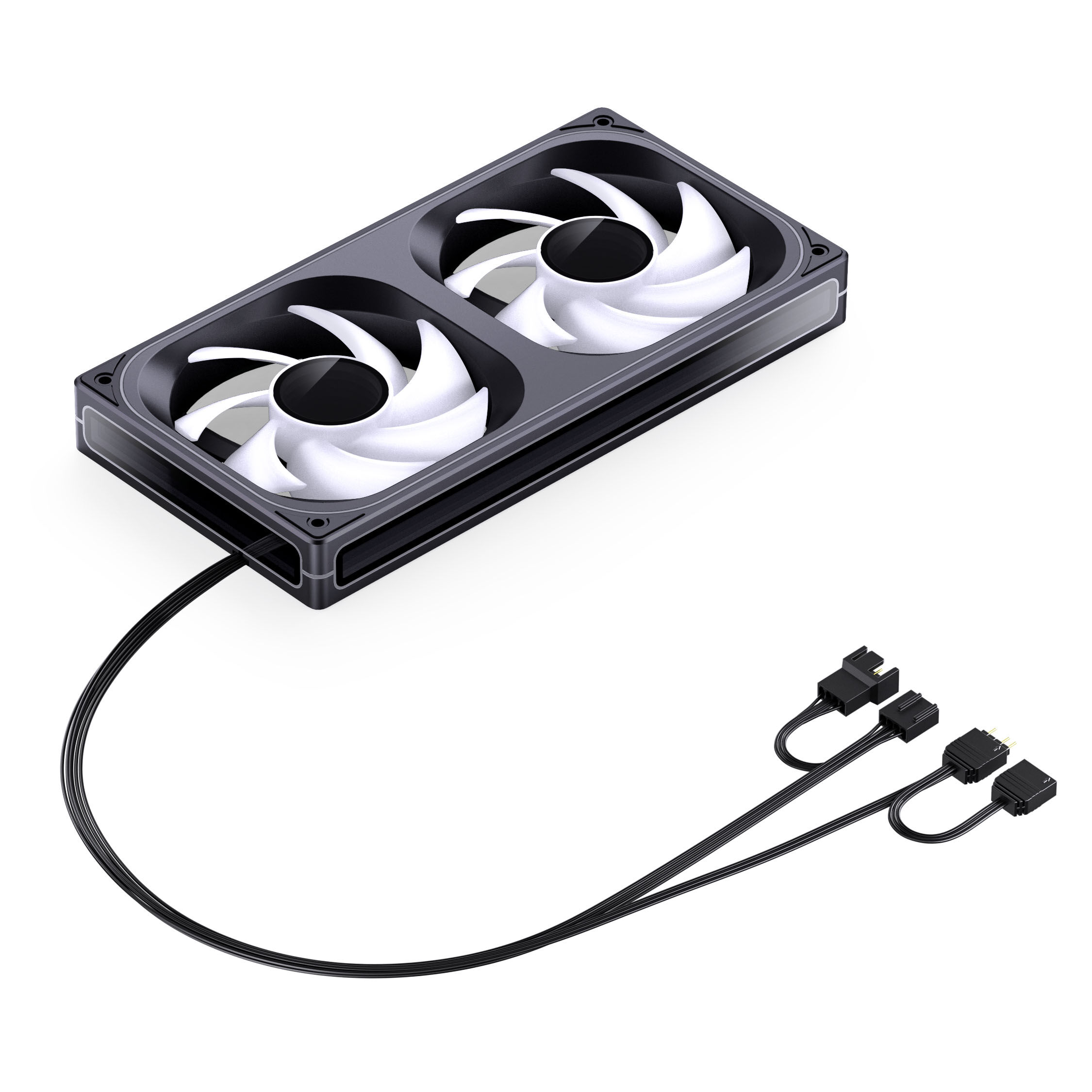 Jonsbo ZB-240 fan, PWM, ARGB, Infinity Mirror - 240mm, black