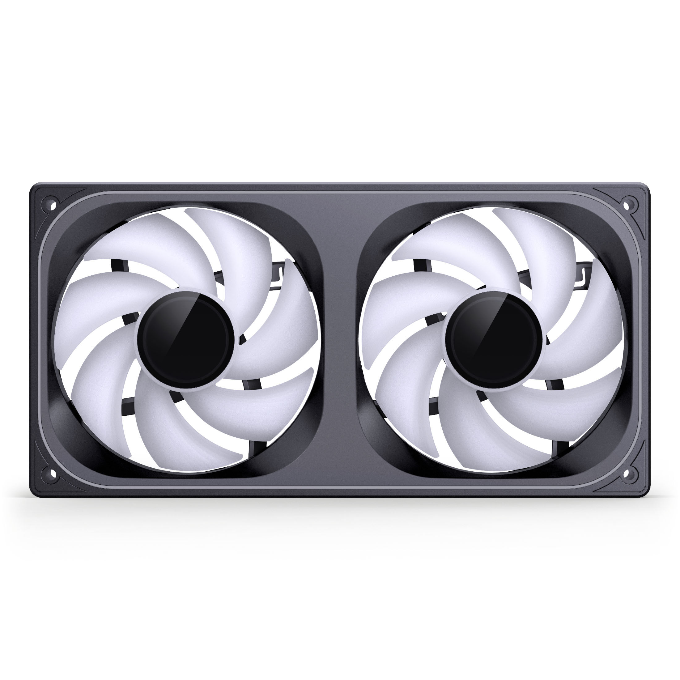 Jonsbo ZB-240 fan, PWM, ARGB, Infinity Mirror - 240mm, black