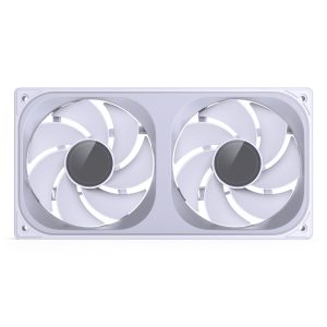 Jonsbo ZB-240 fan, reverse blade, PWM, ARGB - 240mm, white