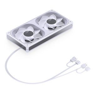 Jonsbo ZB-240 fan, reverse blade, PWM, ARGB - 240mm, white