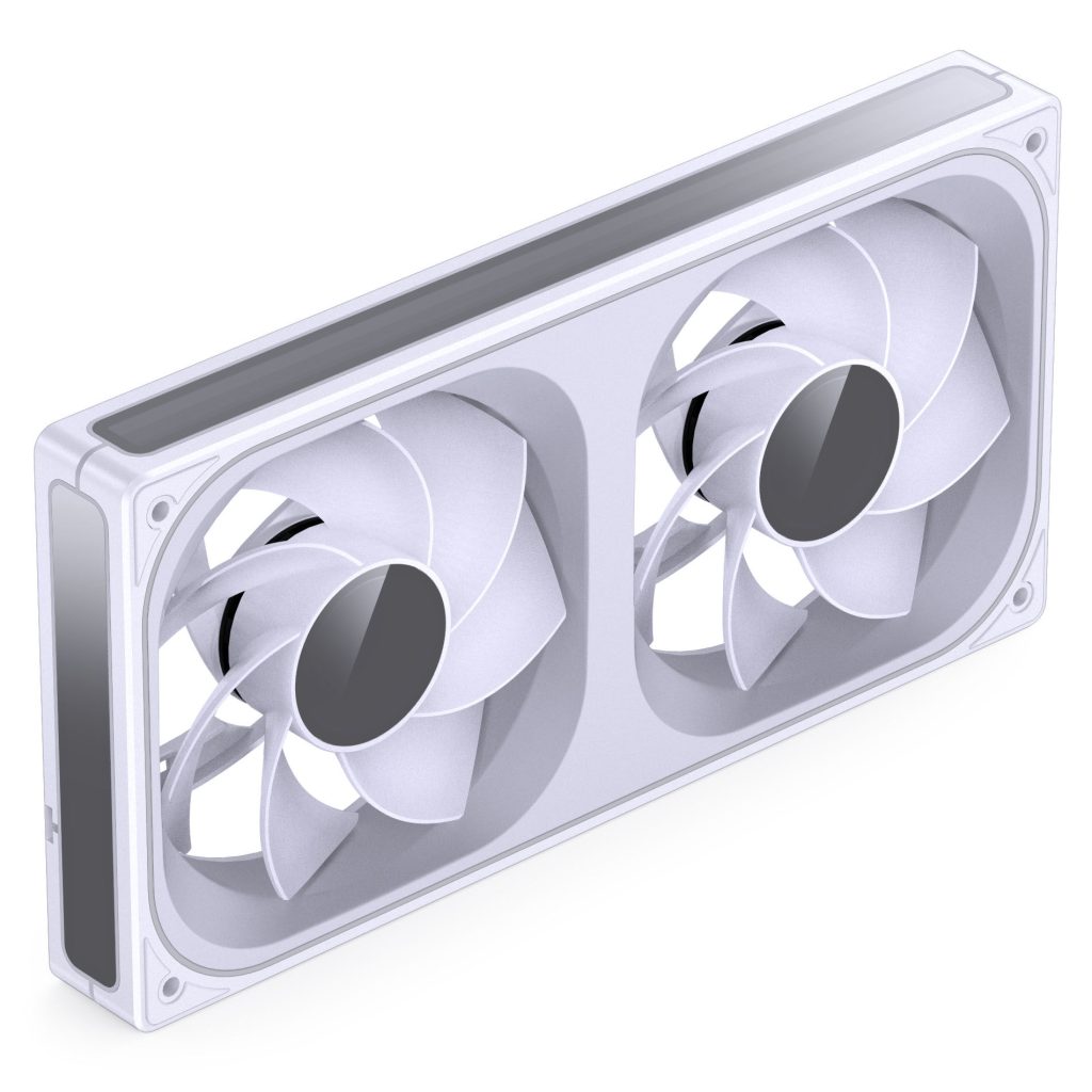 Jonsbo ZB-240 fan, reverse blade, PWM, ARGB - 240mm, white