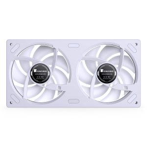 Jonsbo ZB-240 fan, reverse blade, PWM, ARGB - 240mm, white