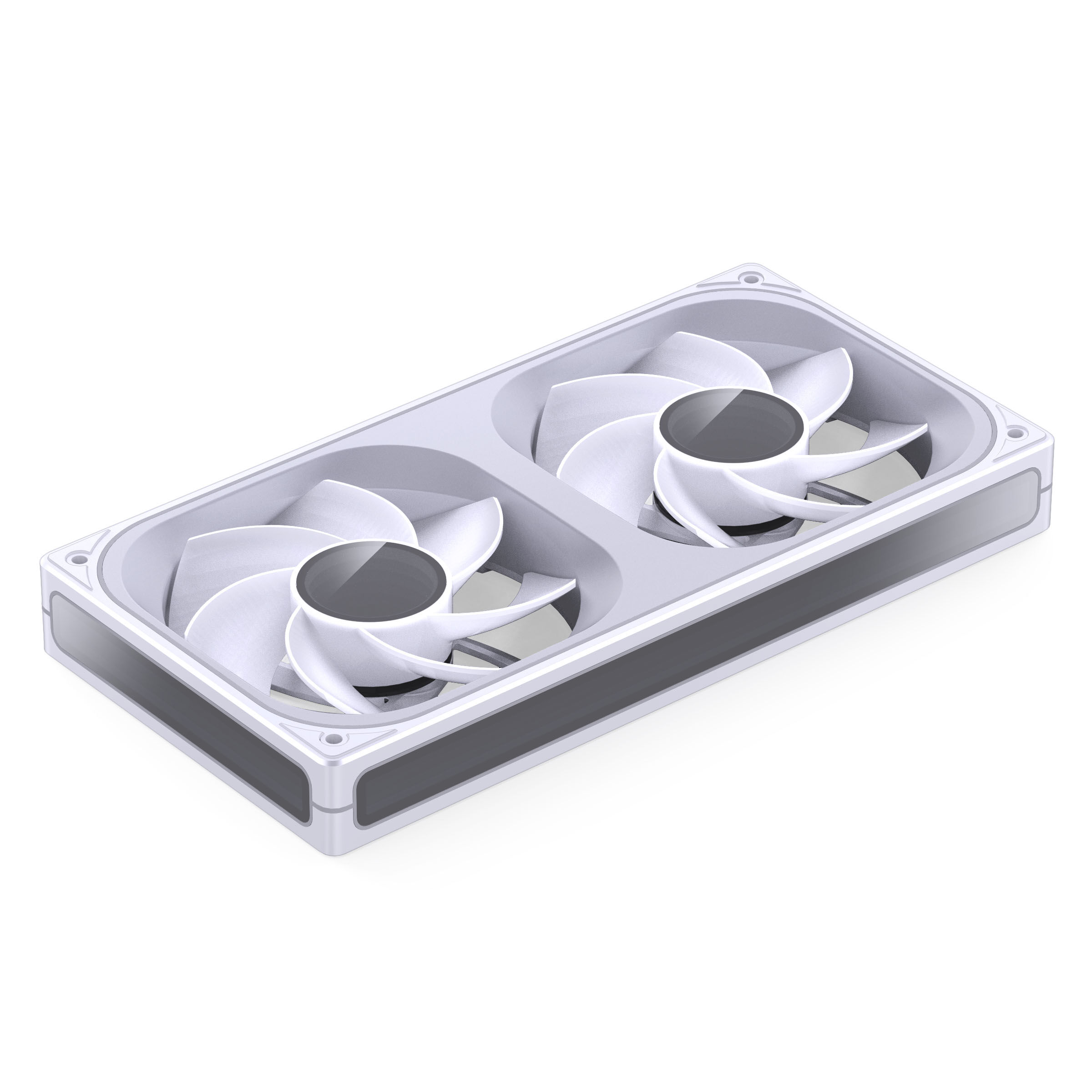 Jonsbo ZB-240 fan, reverse blade, PWM, ARGB - 240mm, white