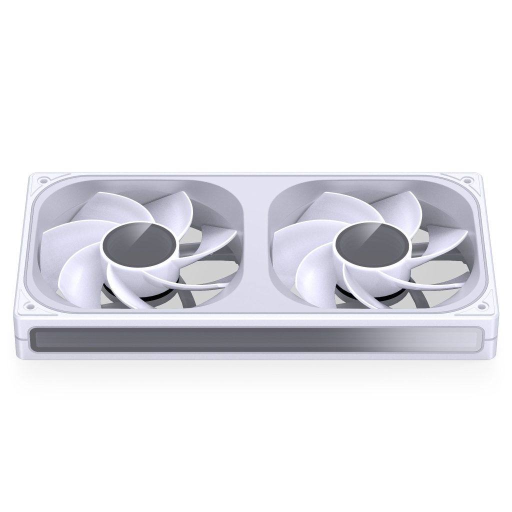 Jonsbo ZB-240 fan, reverse blade, PWM, ARGB - 240mm, white