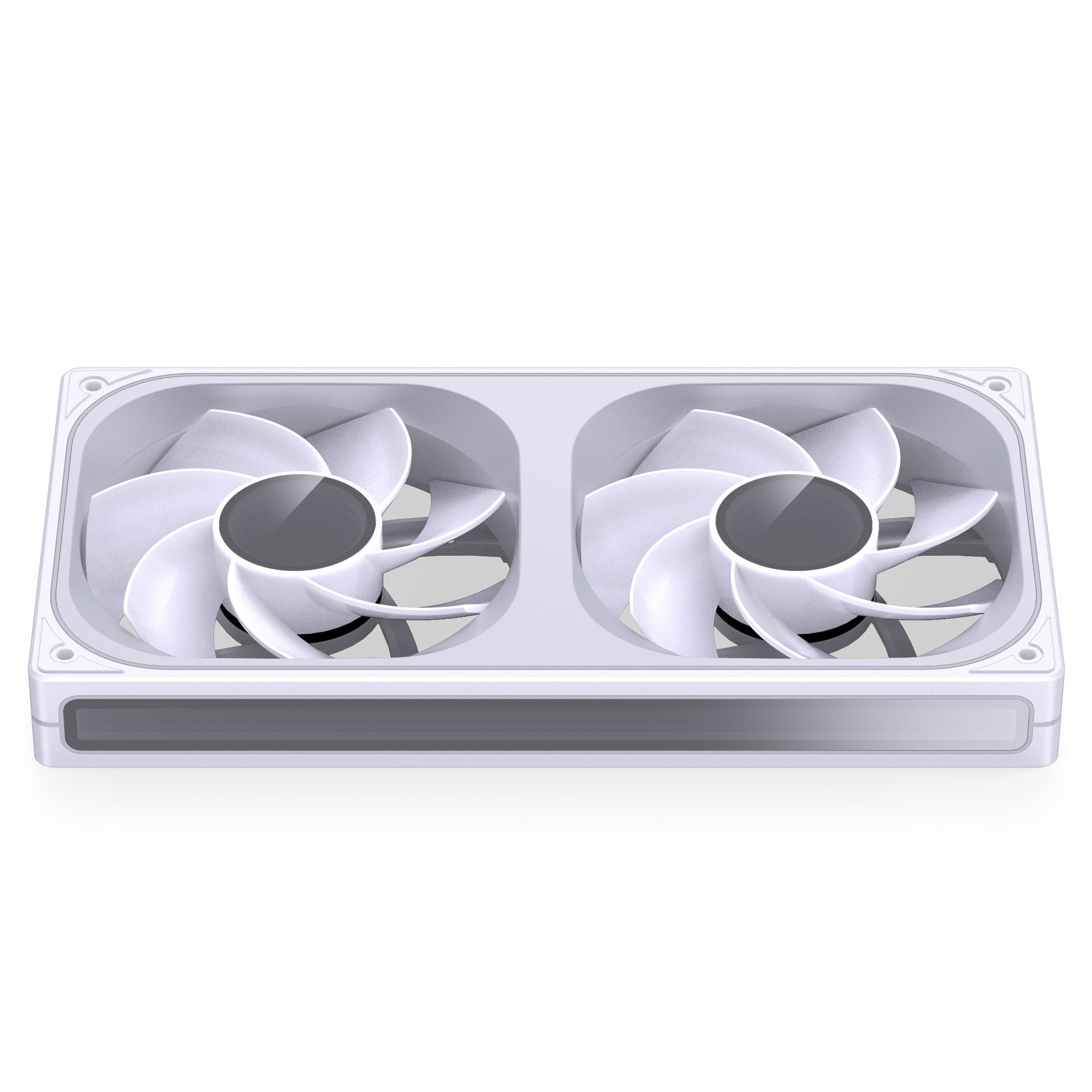 Jonsbo ZB-240 fan, reverse blade, PWM, ARGB - 240mm, white