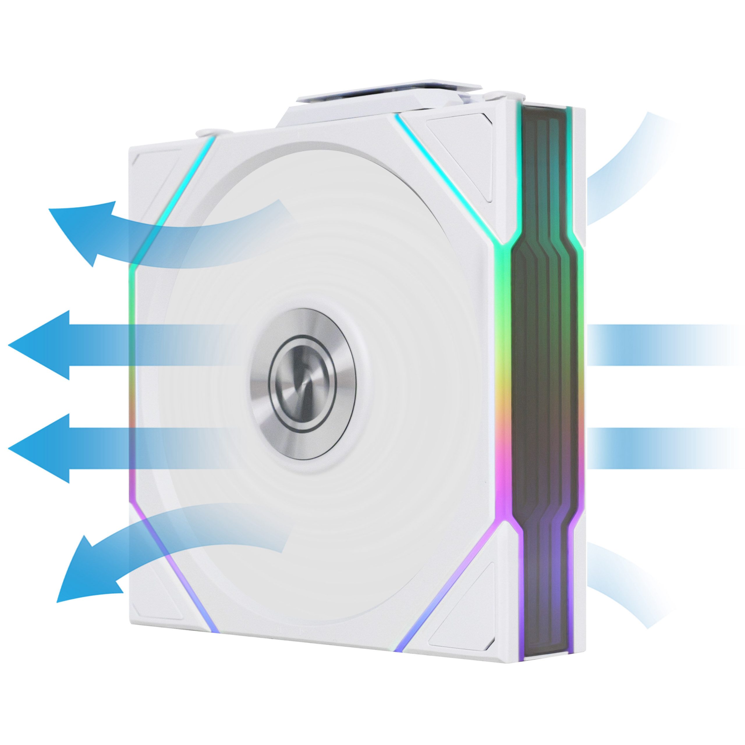 Lian Li UNI FAN TL Wireless Fan, ARGB, PWM - Reverse Blade, 120mm, white