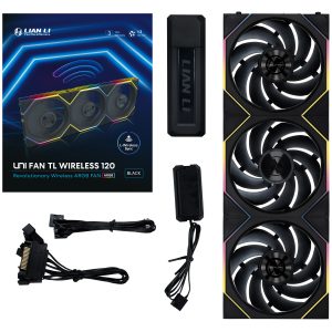 Lian Li UNI FAN TL Wireless Fan, 3-Pack incl. Controller - 120mm, Black : image 10