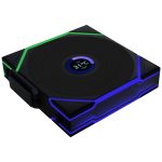Lian Li UNI FAN TL Wireless LCD Fan, ARGB, PWM - 120 mm, black - B-Grade