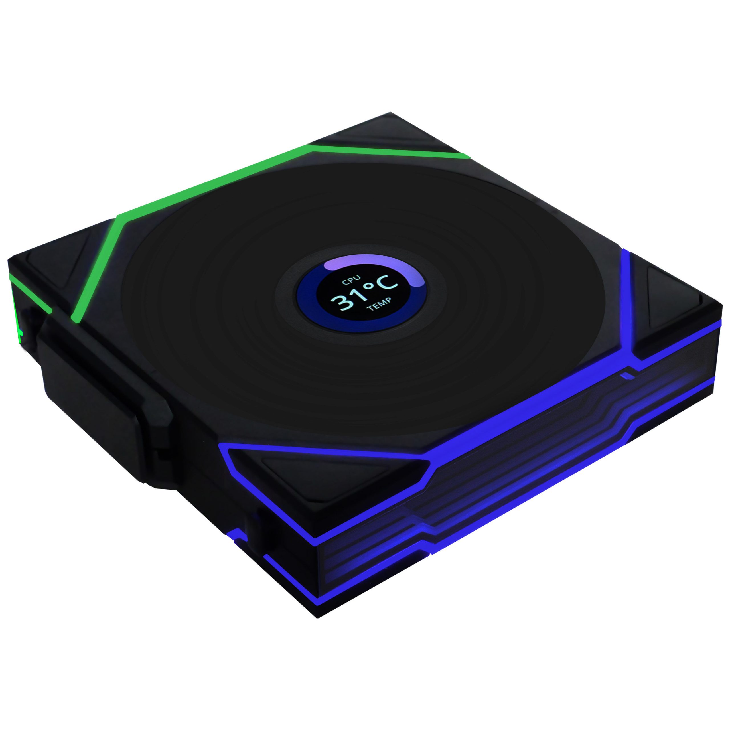 Lian Li UNI FAN TL Wireless LCD fan, ARGB, PWM - Reverse Blade, 120mm, black : image 1