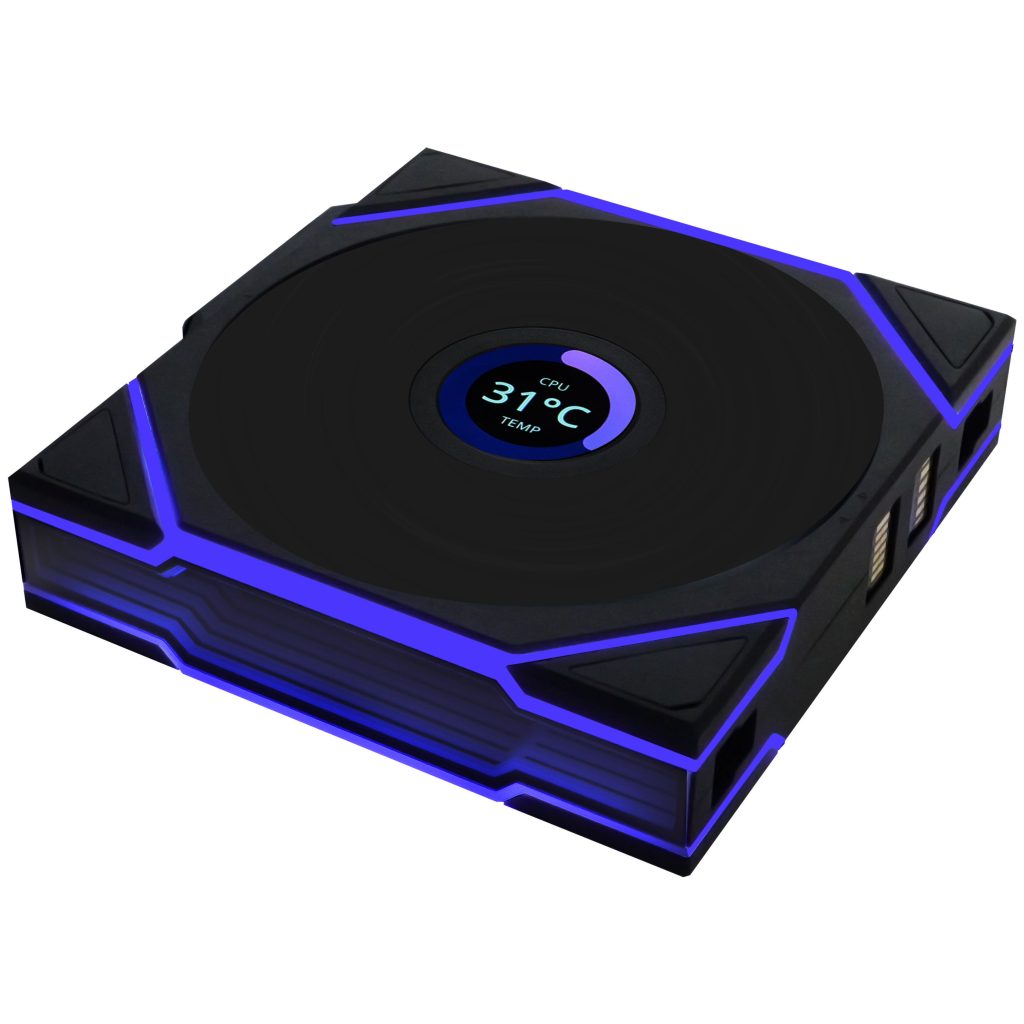 Lian Li UNI FAN TL Wireless LCD fan, ARGB, PWM - Reverse Blade, 120mm, black : image 2