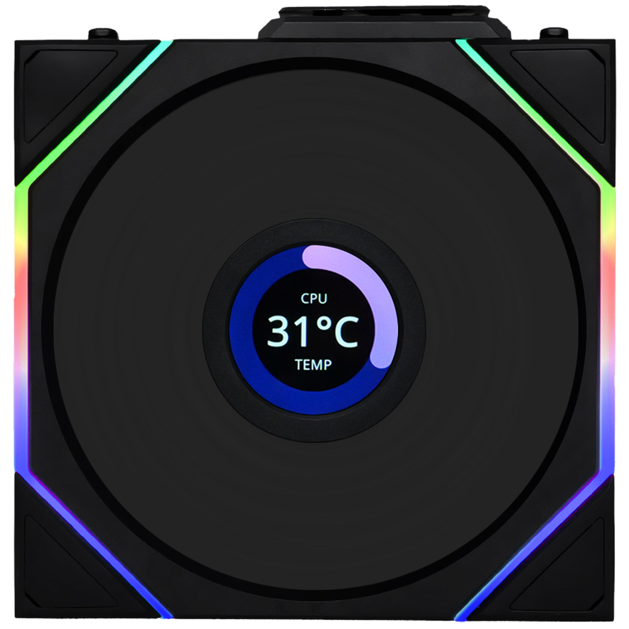 Lian Li UNI FAN TL Wireless LCD fan, ARGB, PWM - Reverse Blade, 120mm, black : image 5