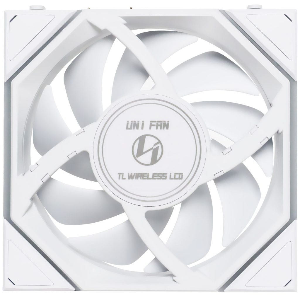 Lian Li UNI FAN TL Wireless LCD fan, ARGB, PWM - Reverse Blade, 120mm, white
