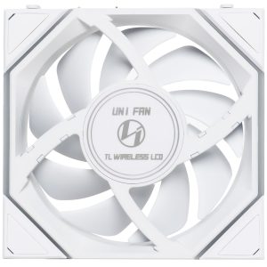 Lian Li UNI FAN TL Wireless LCD fan, ARGB, PWM - Reverse Blade, 120mm, white