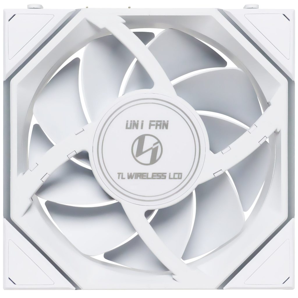 Lian Li UNI FAN TL Wireless LCD fan, ARGB, PWM, pack of 3 incl. controller - 120 mm, white