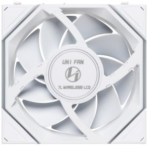 Lian Li UNI FAN TL Wireless LCD fan, ARGB, PWM, pack of 3 incl. controller - 120 mm, white