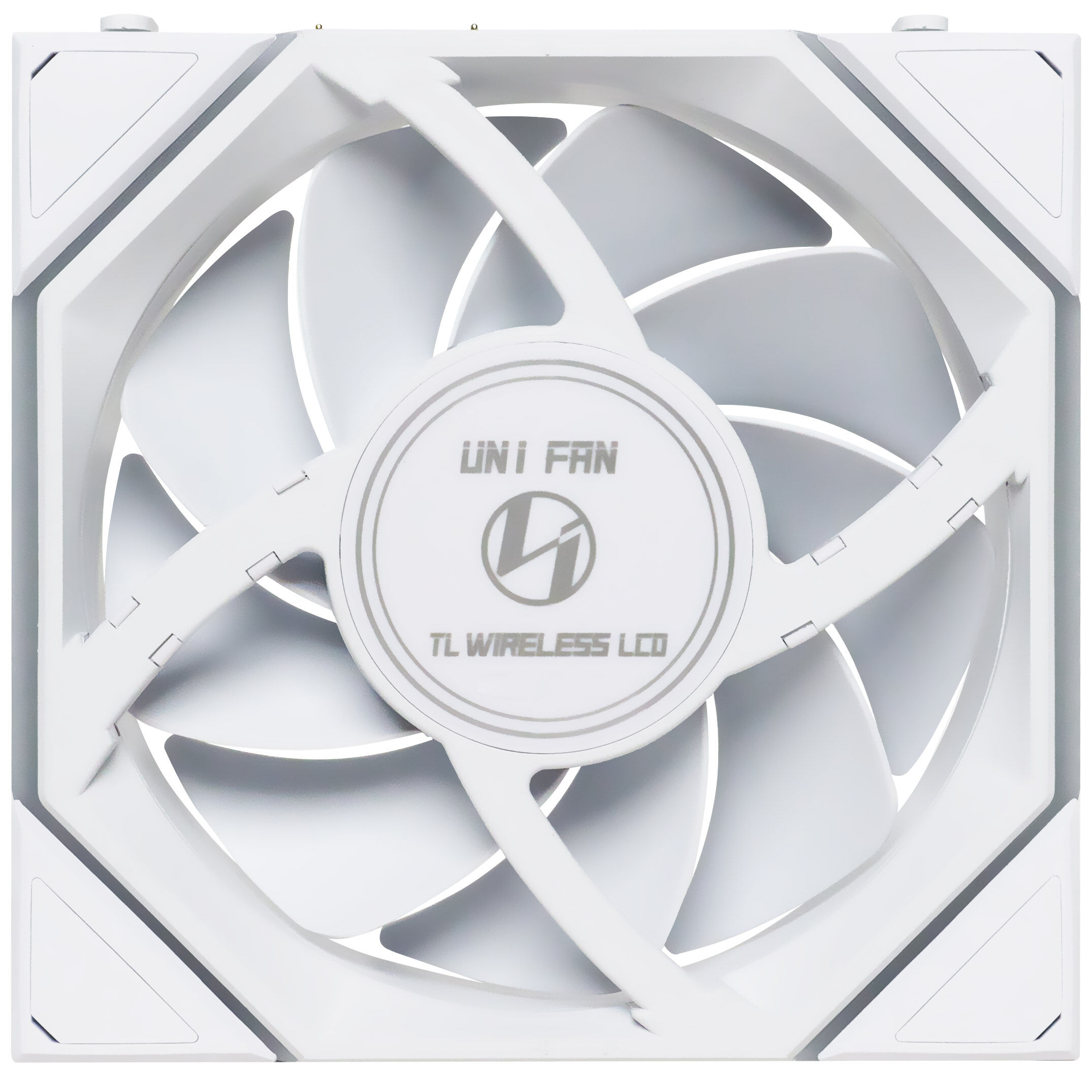 Lian Li UNI FAN TL Wireless LCD fan, ARGB, PWM, pack of 3 incl. controller - 120 mm, white