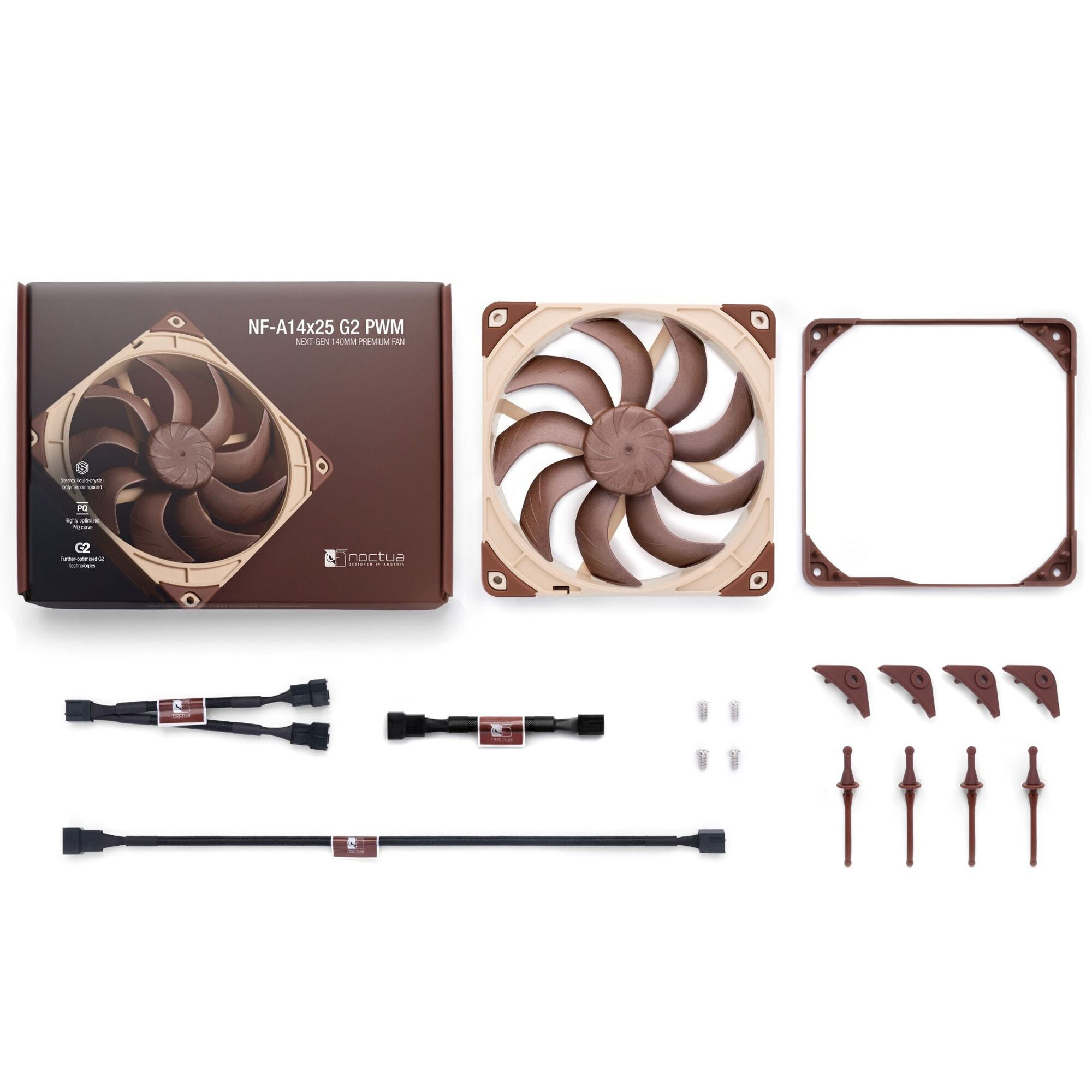 Noctua NF-A14x25 G2 PWM fan - 140mm