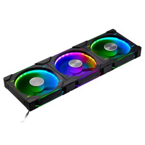 PHANTEKS D30 PWM Regular Airflow, D-RGB fans, pack of 3 - 140mm, black : image 1